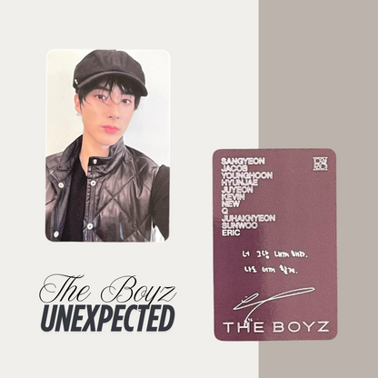 THE BOYZ Unexpected Official Photocard Set 7 – The Newly Released Album 2025