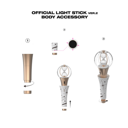 ATEEZ Light Stick Ver.2 + Minimal Galaxy Skin – Bundle Edition