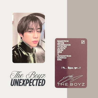 THE BOYZ Unexpected Official Photocard Set 7 – The Newly Released Album 2025