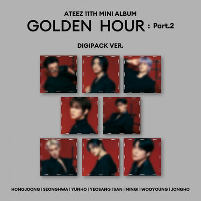 ATEEZ 11th Mini Album [Golden Hour:part.2] Digipack ver. (Sealed)