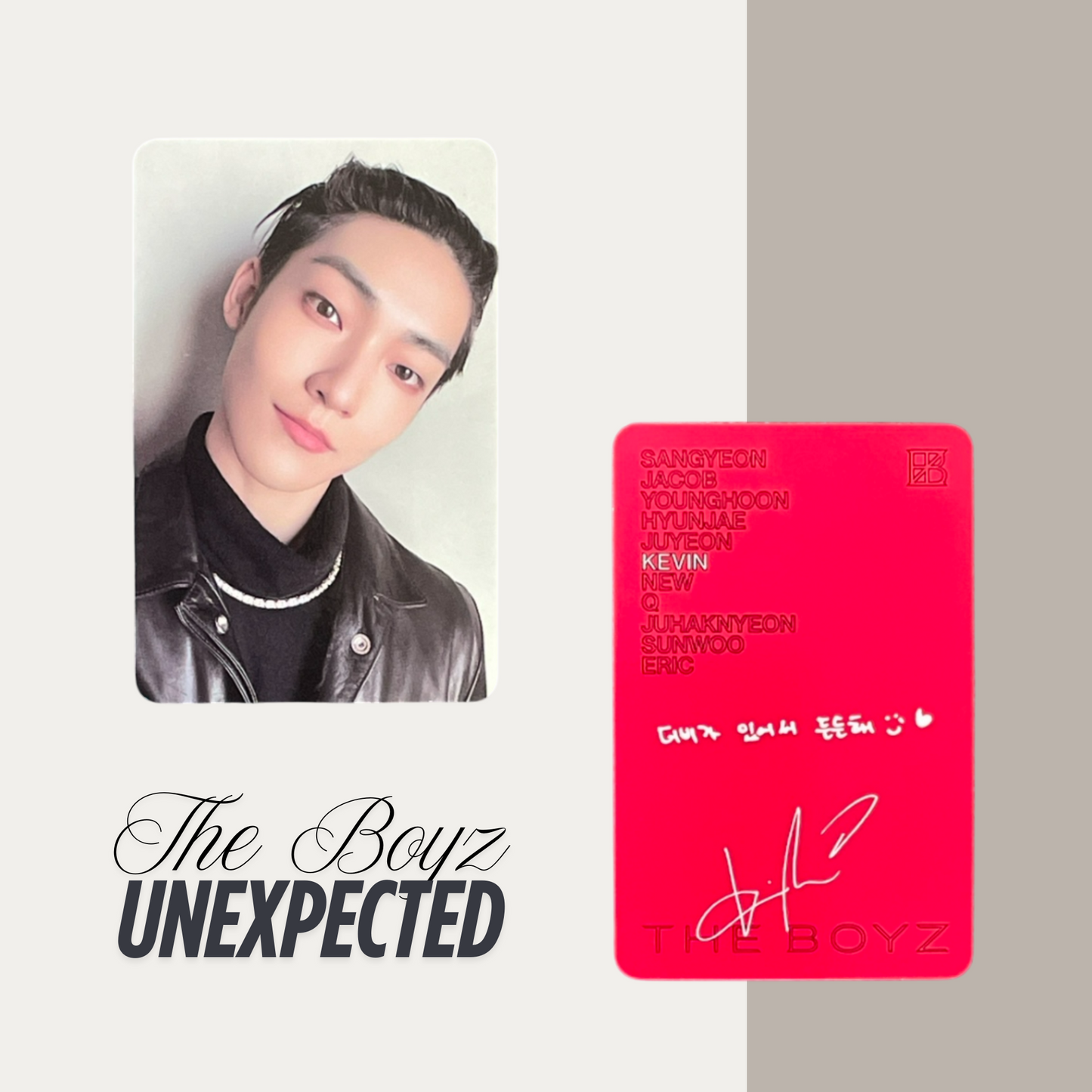 THE BOYZ Unexpected Official Photocard Set 8 – The Newly Released Album 2025