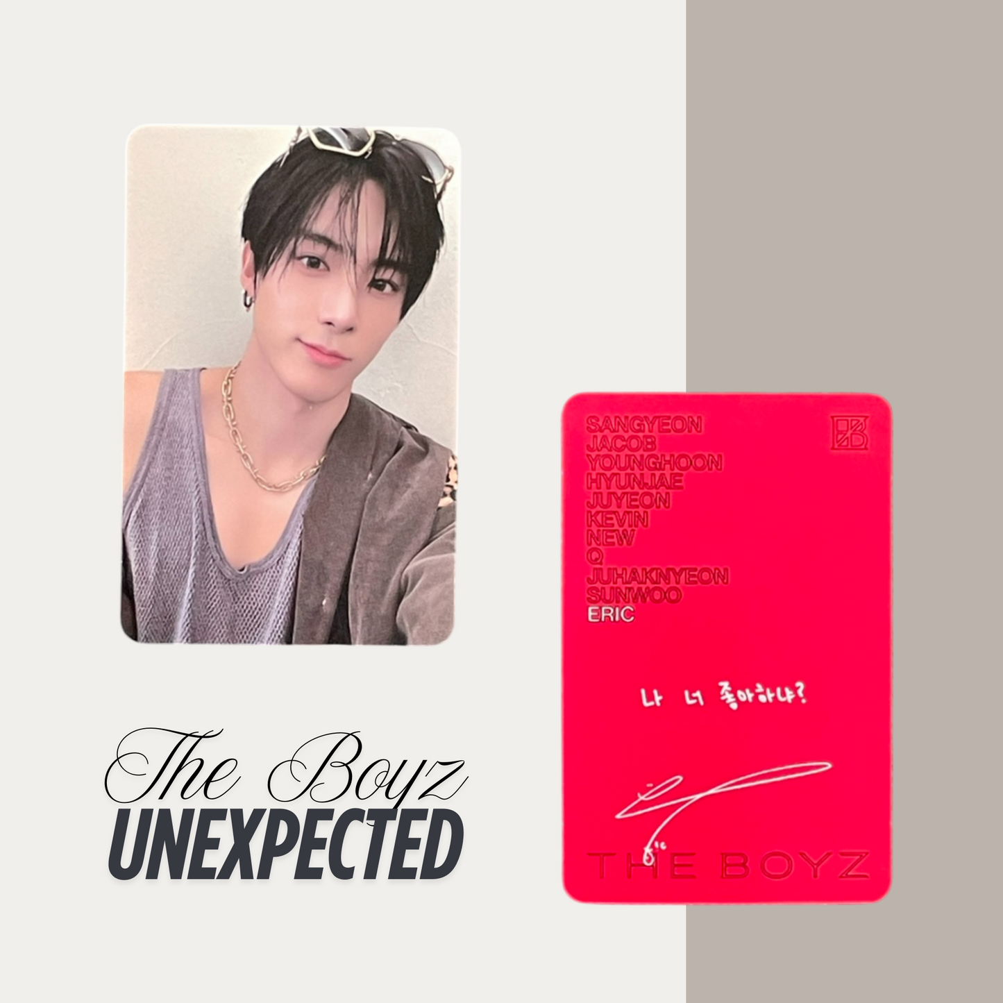 THE BOYZ Unexpected Official Photocard Set 8 – The Newly Released Album 2025