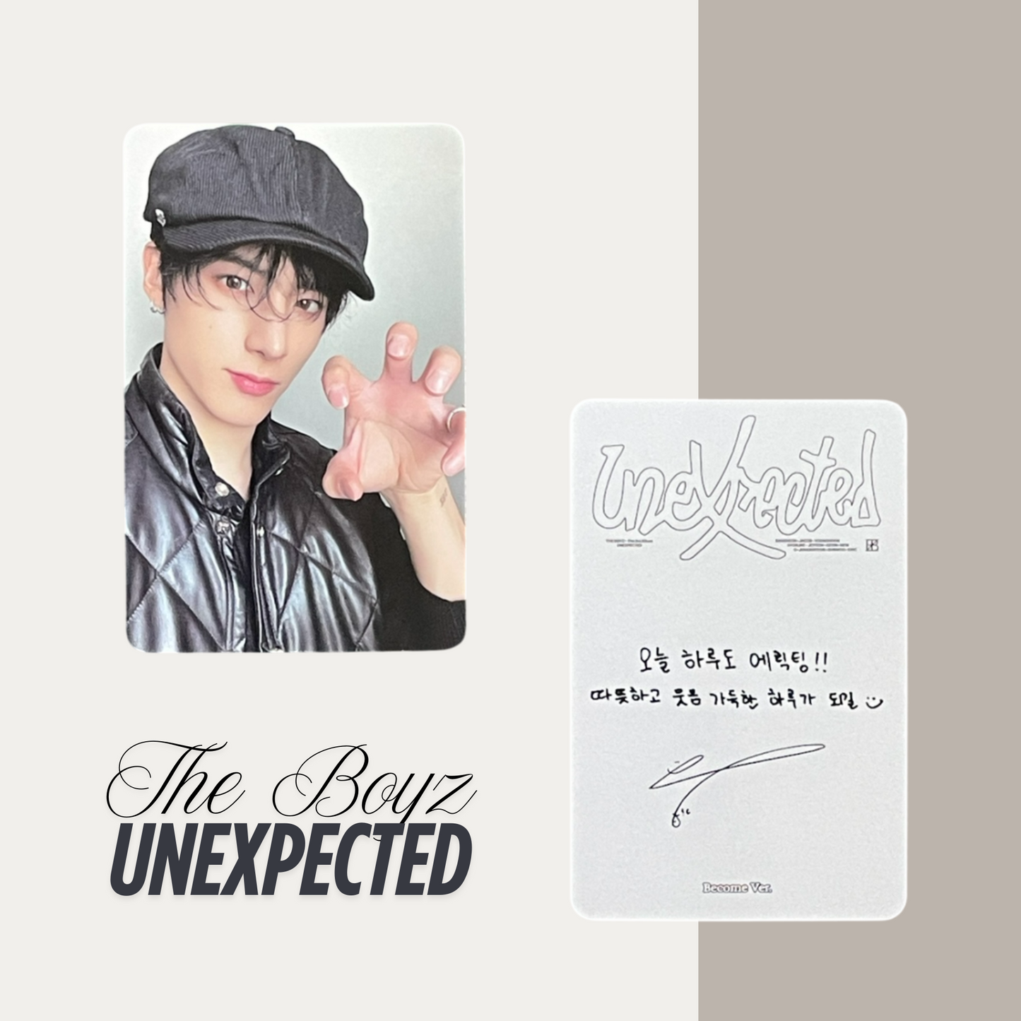 THE BOYZ Unexpected Official Photocard Set 9 – The Newly Released Album 2025