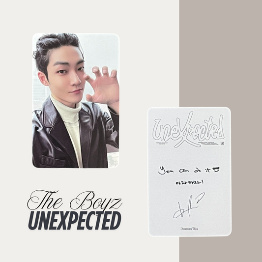 THE BOYZ Unexpected Official Photocard Set 9 – The Newly Released Album 2025
