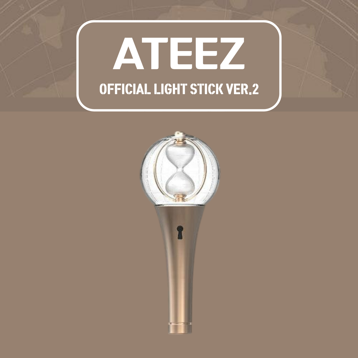ATEEZ Light Stick Ver.2 + Minimal Galaxy Skin – Bundle Edition
