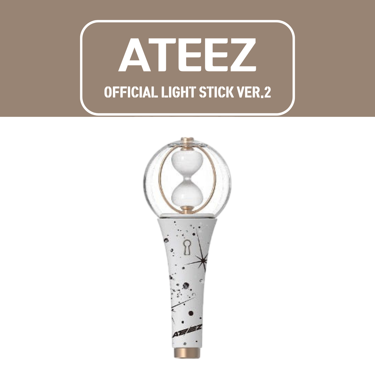 ATEEZ Light Stick Ver.2 + Minimal Galaxy Skin – Bundle Edition