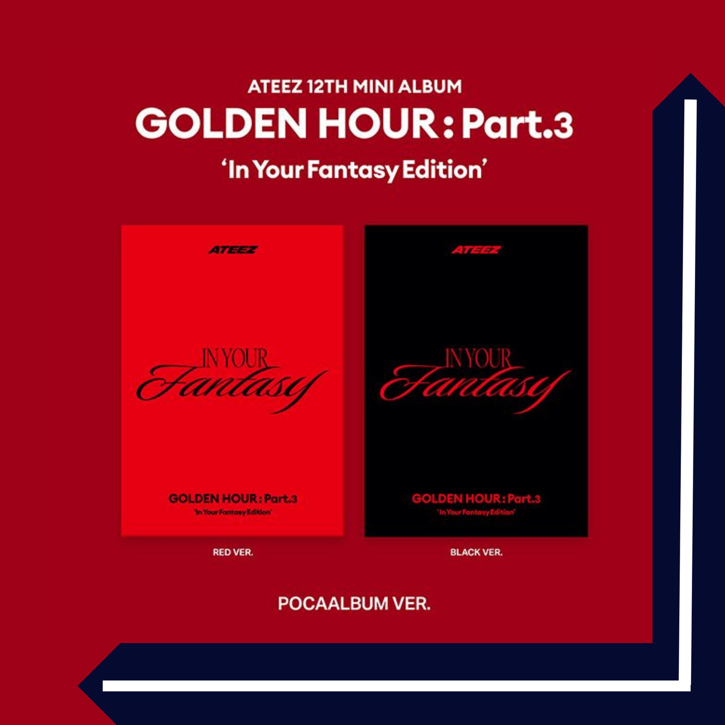 ATEEZ [GOLDEN HOUR : PART.3 – IN YOUR FANTASY EDITION] POCA ALBUM (Random Version)