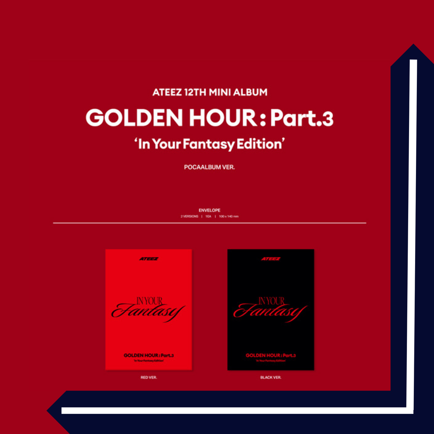 ATEEZ [GOLDEN HOUR : PART.3 – IN YOUR FANTASY EDITION] POCA ALBUM (Random Version)