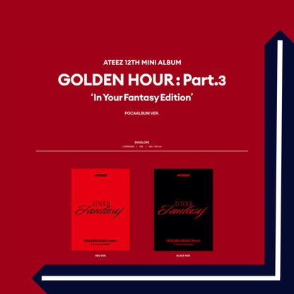 ATEEZ [GOLDEN HOUR : PART.3 – IN YOUR FANTASY EDITION] POCA ALBUM (Random Version)