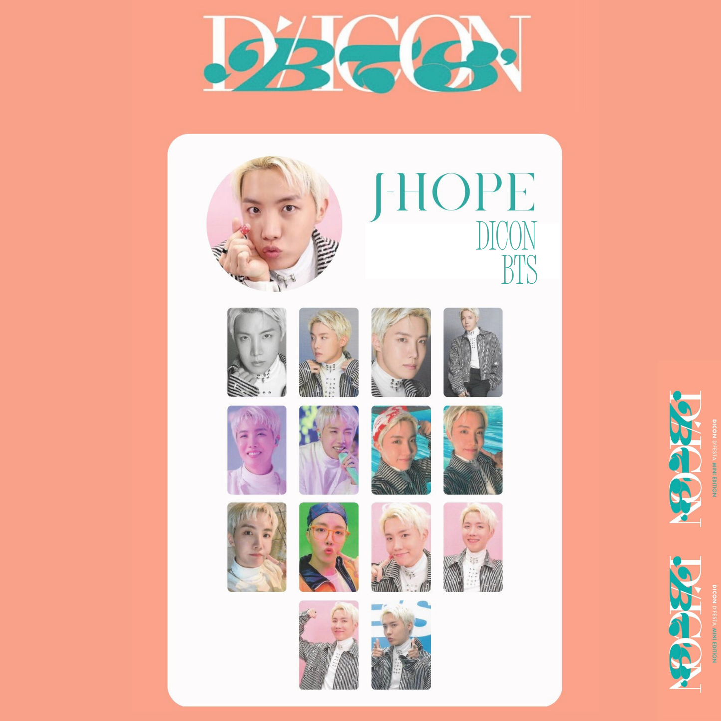 BTS J-Hope Official Photocard – DICON D’FESTA (2022 Edition / Glossy)