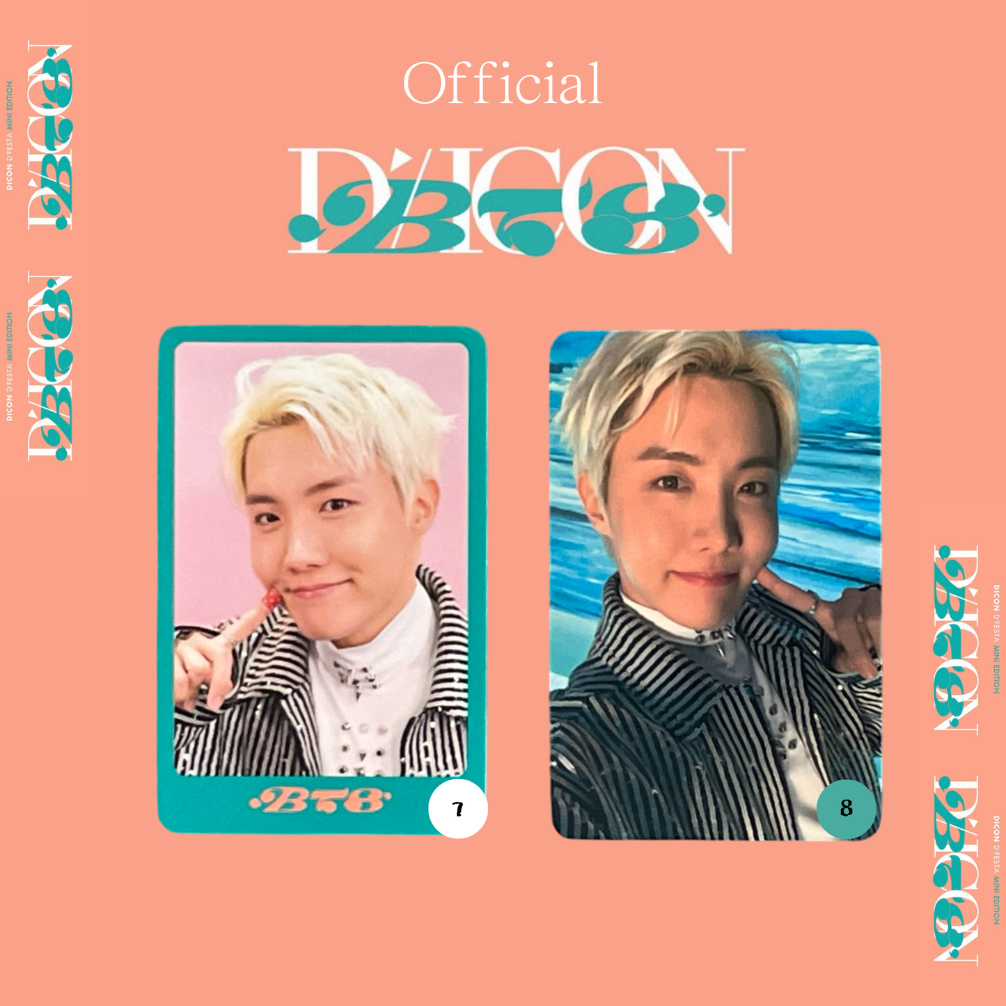 BTS J-Hope Official Photocard – DICON D’FESTA (2022 Edition / Glossy)