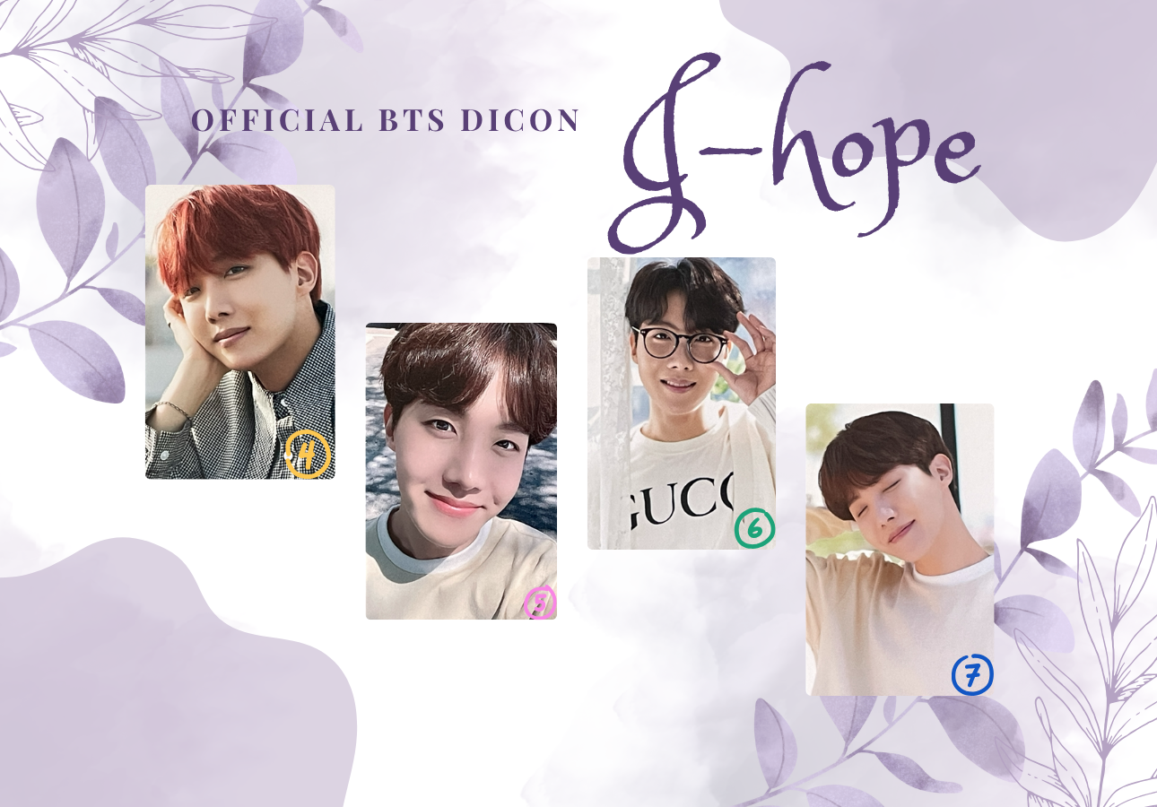 BTS J-Hope Official Photocard – DICON 101 (2022 Edition) 1