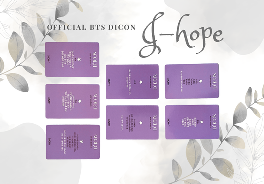 BTS J-Hope Official Photocard – DICON 101 (2022 Edition) 2