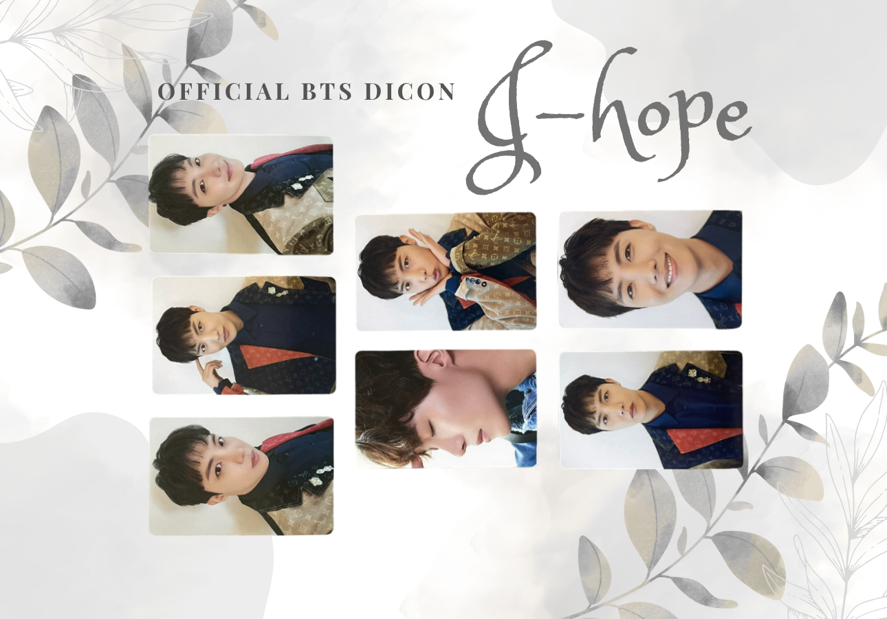 BTS J-Hope Official Photocard – DICON 101 (2022 Edition) 2