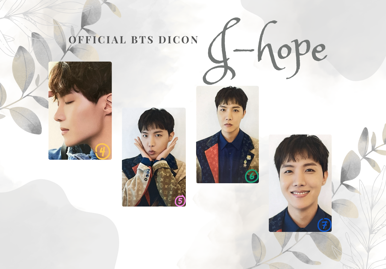 BTS J-Hope Official Photocard – DICON 101 (2022 Edition) 2