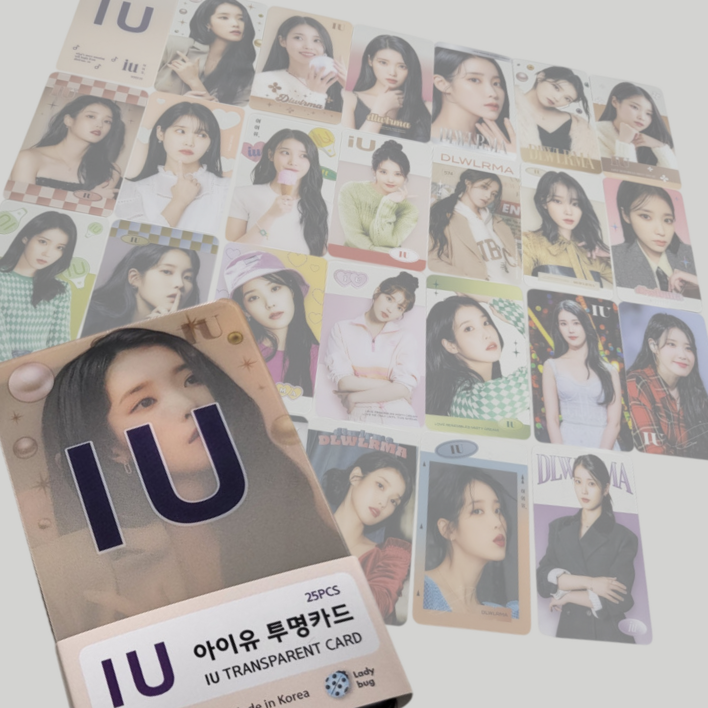 K-pop Transparent Photocard Bundle – I DLE OH MY GILR NMIXX ITZY IVE IU STAYC| Plastic K-pop Cards Set