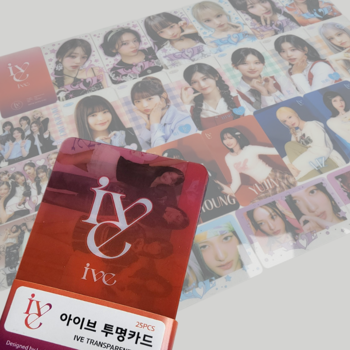K-pop Transparent Photocard Bundle – I DLE OH MY GILR NMIXX ITZY IVE IU STAYC| Plastic K-pop Cards Set