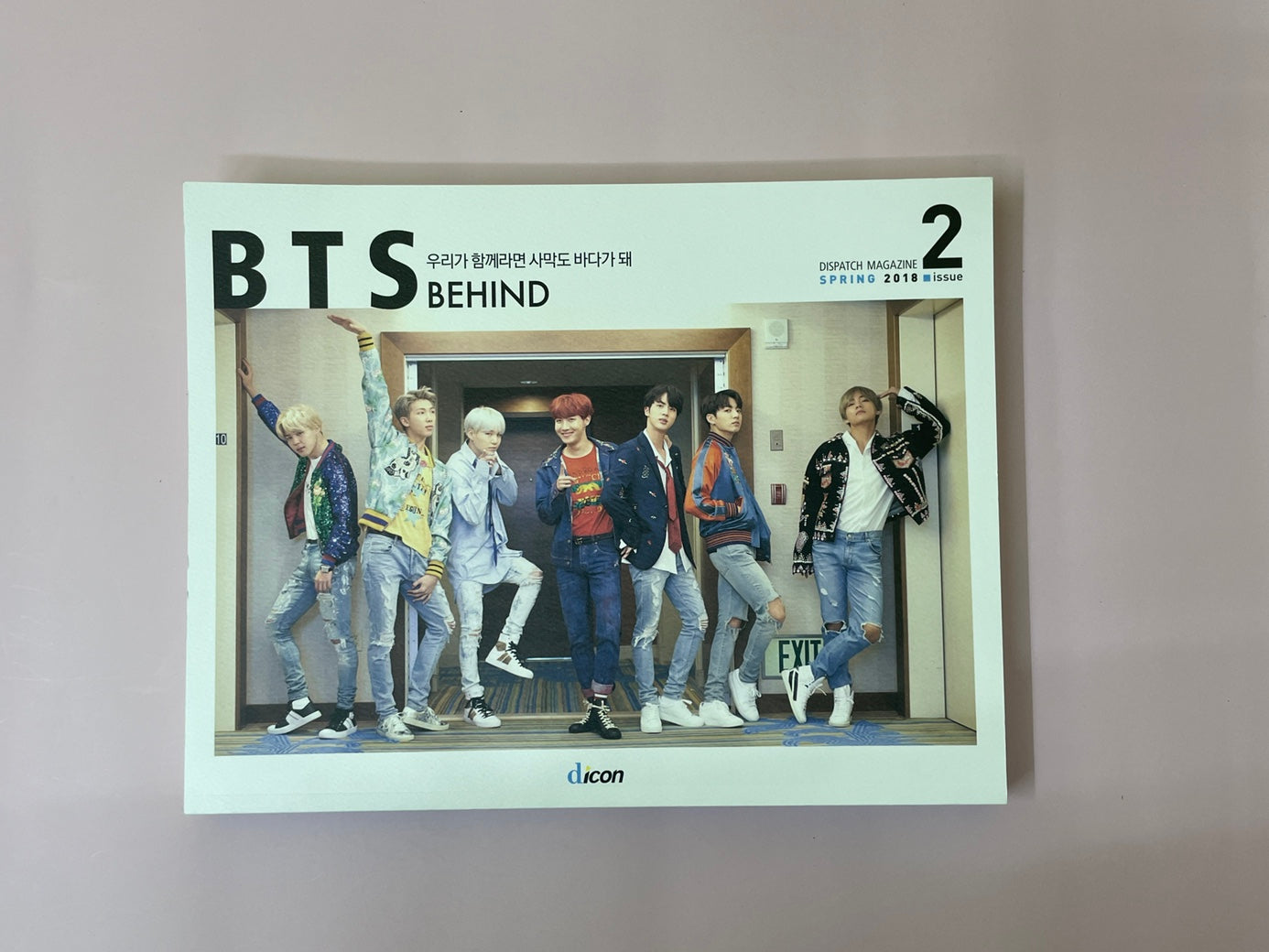 BTS Dicon 2018 Behind Dispatch Magazine - Photobook Only (Pre Owned)