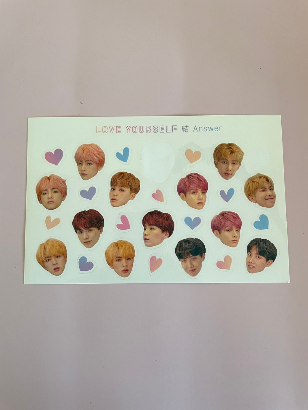 BTS "Love Yourself 結 Answer" S ver. Album & Photobook Only (Stickers included / Pre-Owned)
