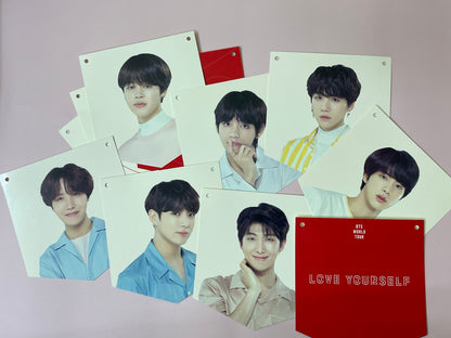 BTS WORLD TOUR LOVE YOURSELF GARLAND (+2 Fan Made Photocards)