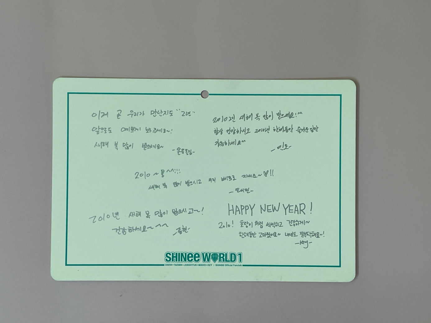 SHINee Welcome Kit 2019 ACE Bonus [Official Fan Club] Pre-owned