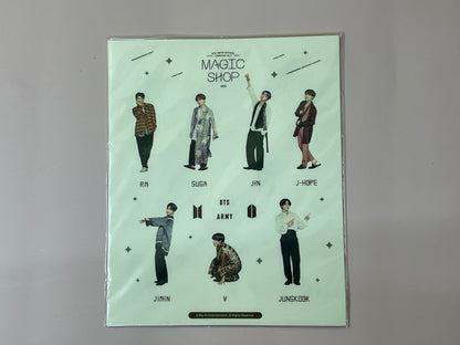 BTS Map of the Soul Tour Sticker & 5th Muster Magic Shop Japan Deco Sticker Set (Free Shipping)