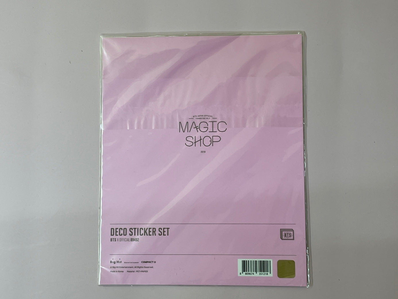 BTS Map of the Soul Tour Sticker & 5th Muster Magic Shop Japan Deco Sticker Set (Free Shipping)