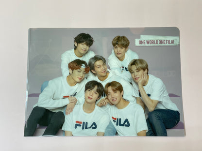 BTS x FILA x SMART File Folder & Fan Set