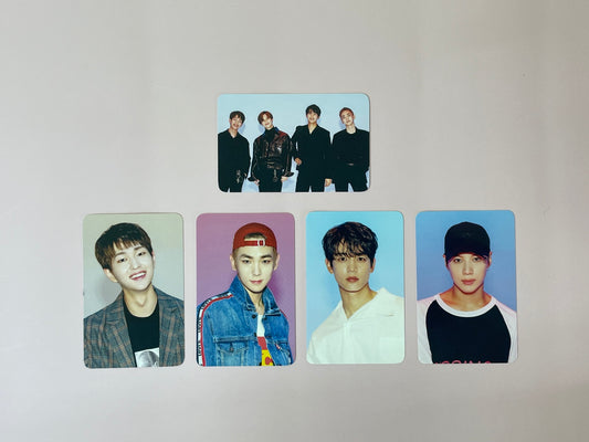 SHINee Korea Ace FC Welcome Kit 5 Trading Photo Cards (Rare Item)