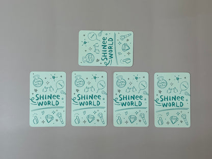 SHINee Korea Ace FC Welcome Kit 5 Trading Photo Cards (Rare Item)