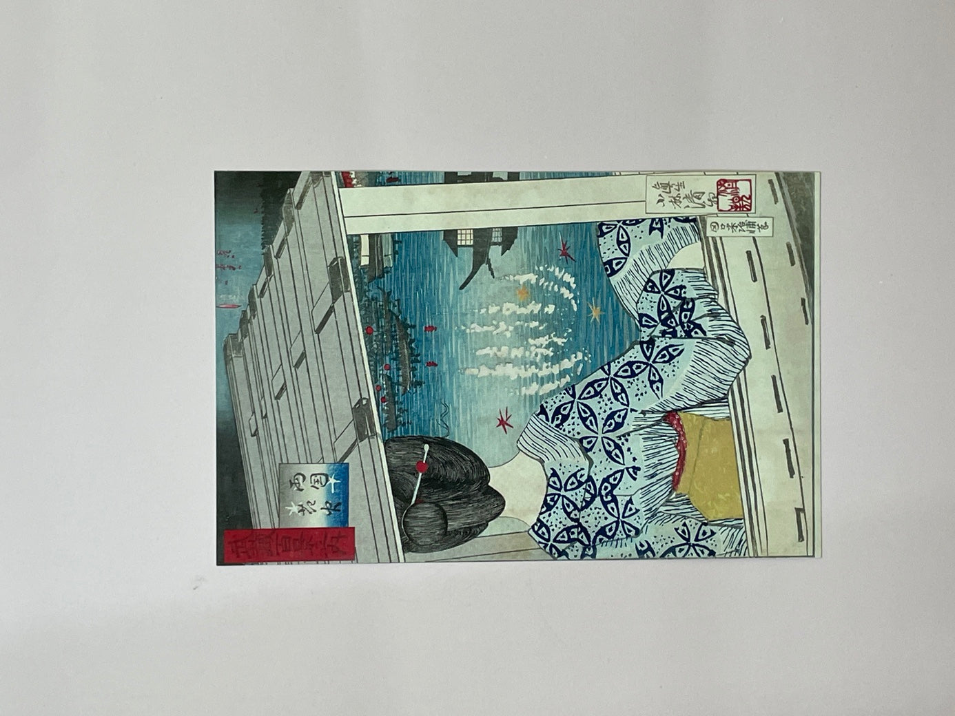 The Case of the Sharaku Murders: Ukiyo-e Postcard Artwork (Pre-owned)