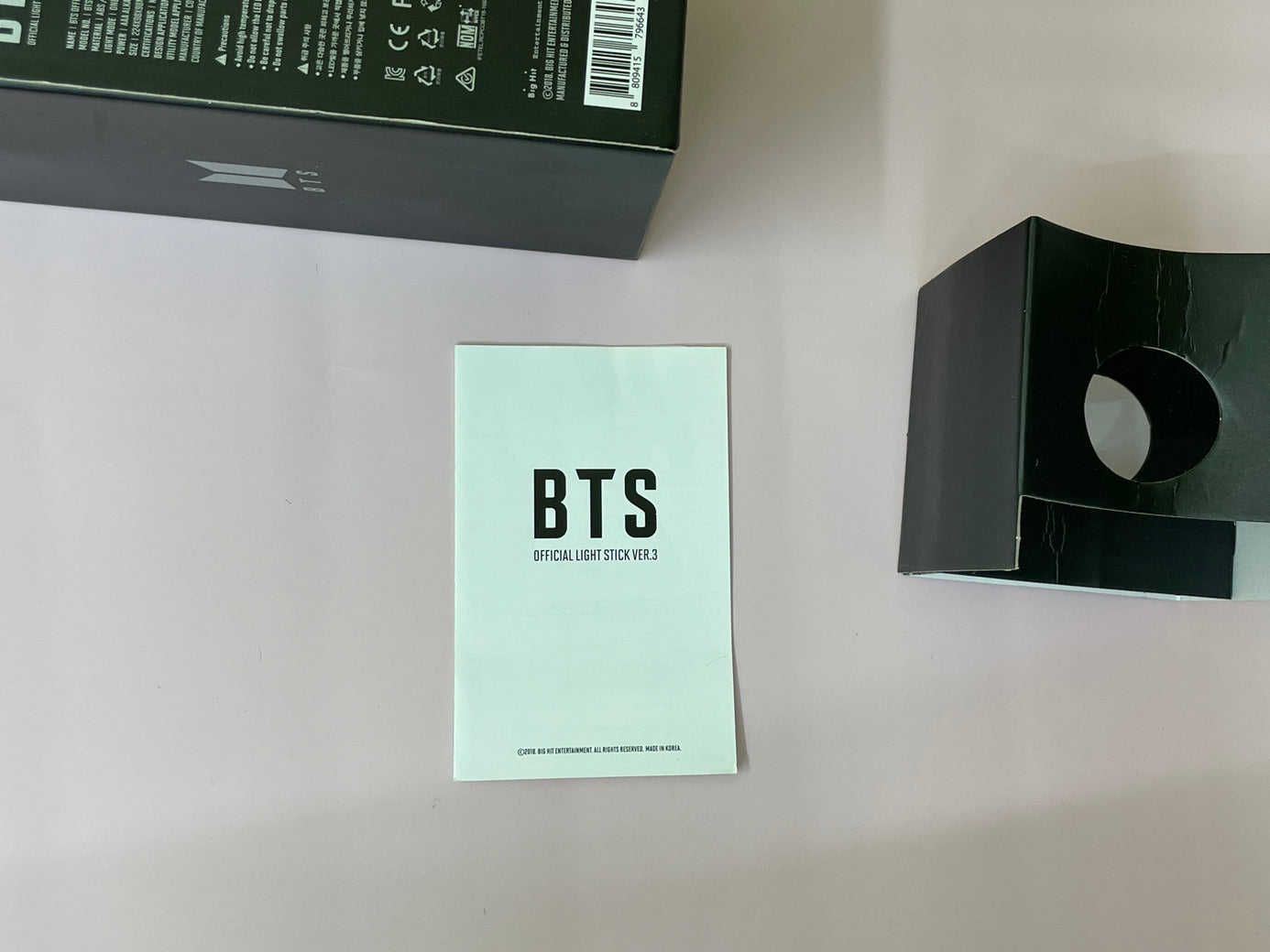 BTS ARMY Bomb Ver 3 Official Light Stick with Box Photo Card Set 7