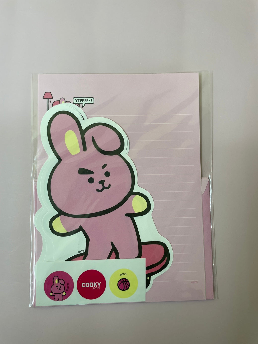 BT21 Character Letter Set: K-Pop Inspired Stationery for Creative Expression!