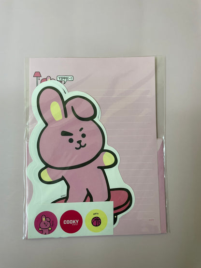 BT21 Character Letter Set: K-Pop Inspired Stationery for Creative Expression!