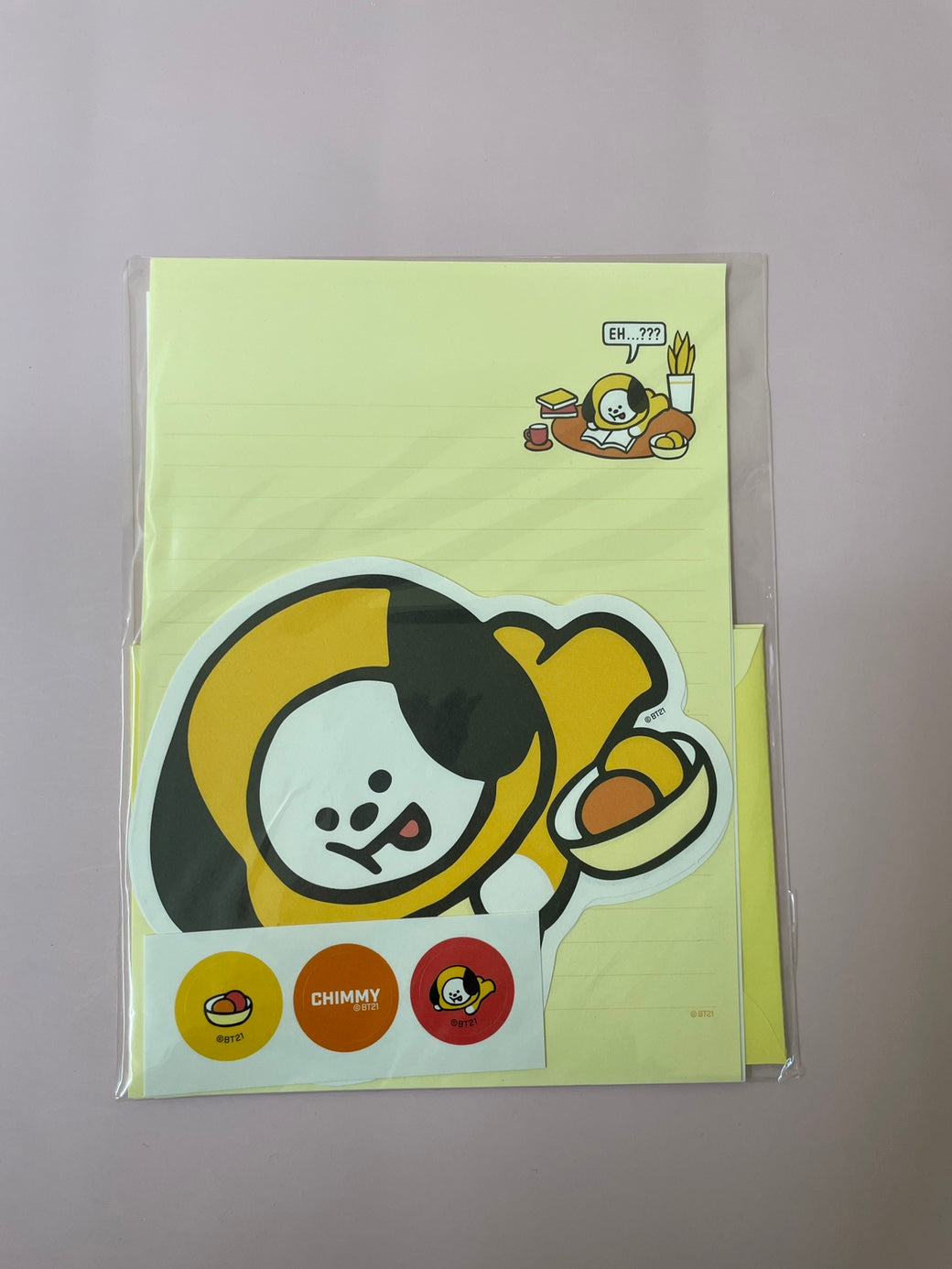 BT21 Character Letter Set: K-Pop Inspired Stationery for Creative Expression!