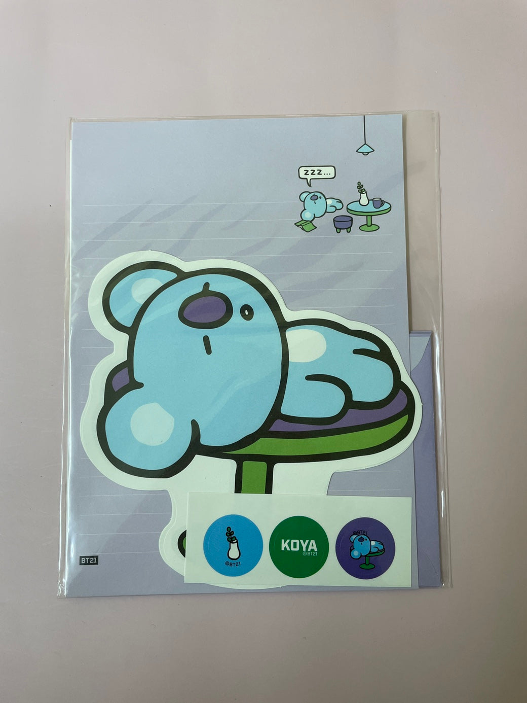 BT21 Character Letter Set: K-Pop Inspired Stationery for Creative Expression!
