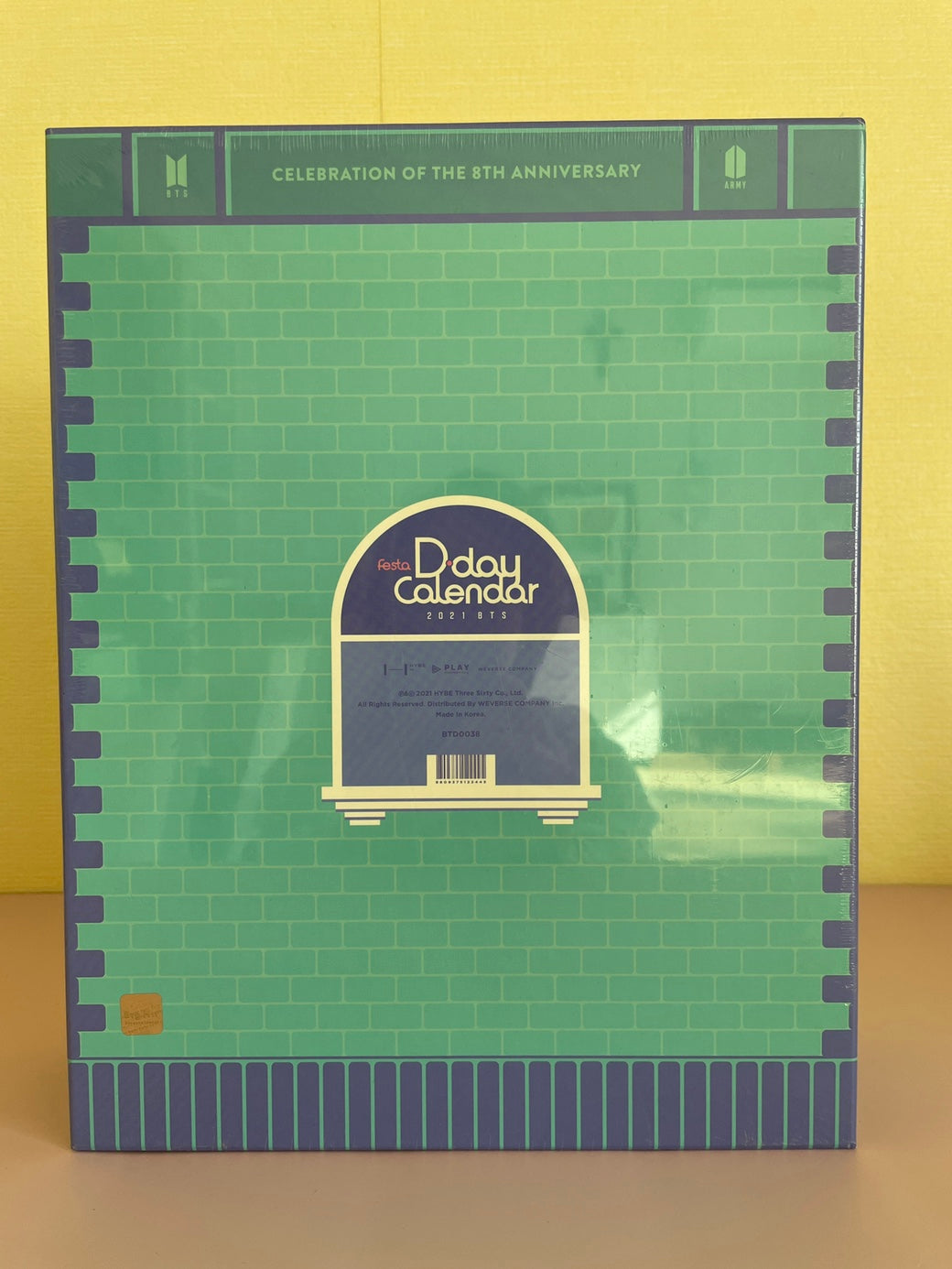 BTS Festa D-Day Calendar 2021 - Celebration of the 8th Anniversary (Sealed)