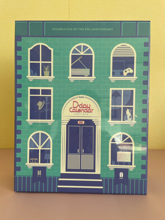 BTS Festa D-Day Calendar 2021 - Celebration of the 8th Anniversary (Sealed)