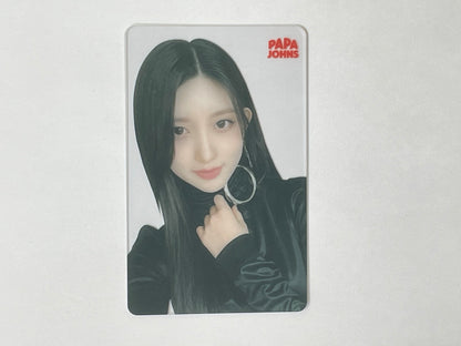 IVE Papa Johns Pizza POB Official Photocards Wonyoung Yujin Gaeul Leeseo Rei Liz