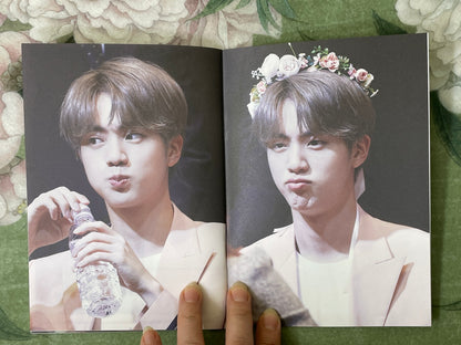 BTS Jin Fan-Made Merchandise Set - Exclusive Portraits, Scheduler & Keyring
