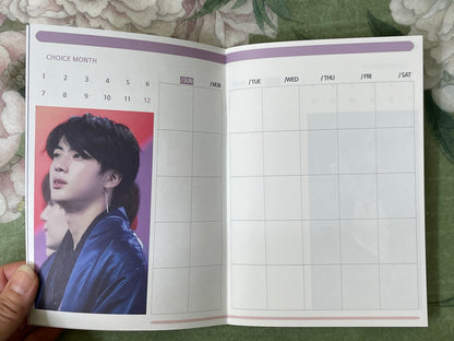 BTS Jin Fan-Made Merchandise Set - Exclusive Portraits, Scheduler & Keyring