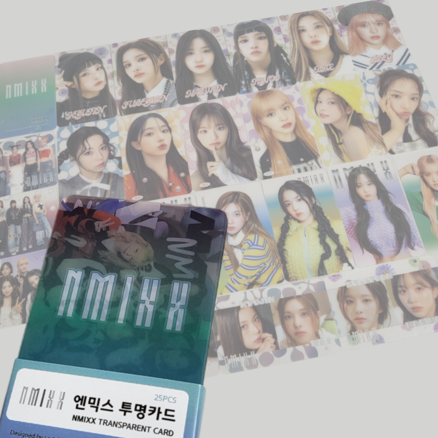 K-pop Transparent Photocard Bundle – I DLE OH MY GILR NMIXX ITZY IVE IU STAYC| Plastic K-pop Cards Set
