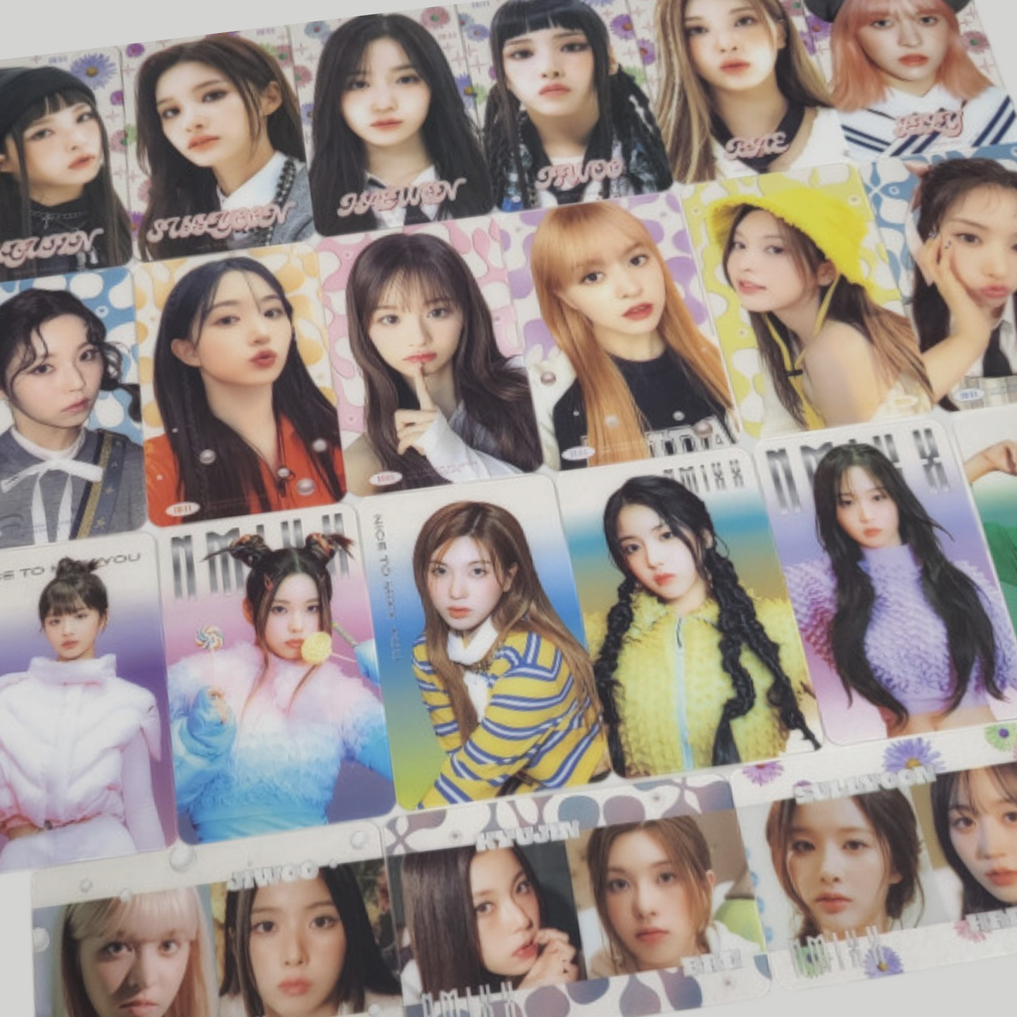 K-pop Transparent Photocard Bundle – I DLE OH MY GILR NMIXX ITZY IVE IU STAYC| Plastic K-pop Cards Set