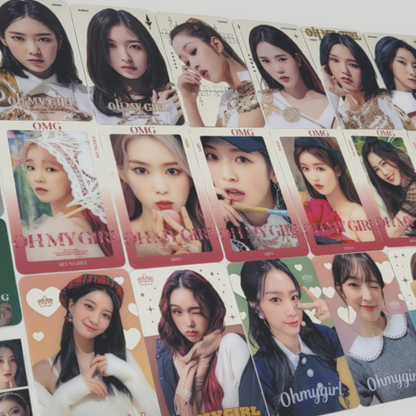 K-pop Transparent Photocard Bundle – I DLE OH MY GILR NMIXX ITZY IVE IU STAYC| Plastic K-pop Cards Set