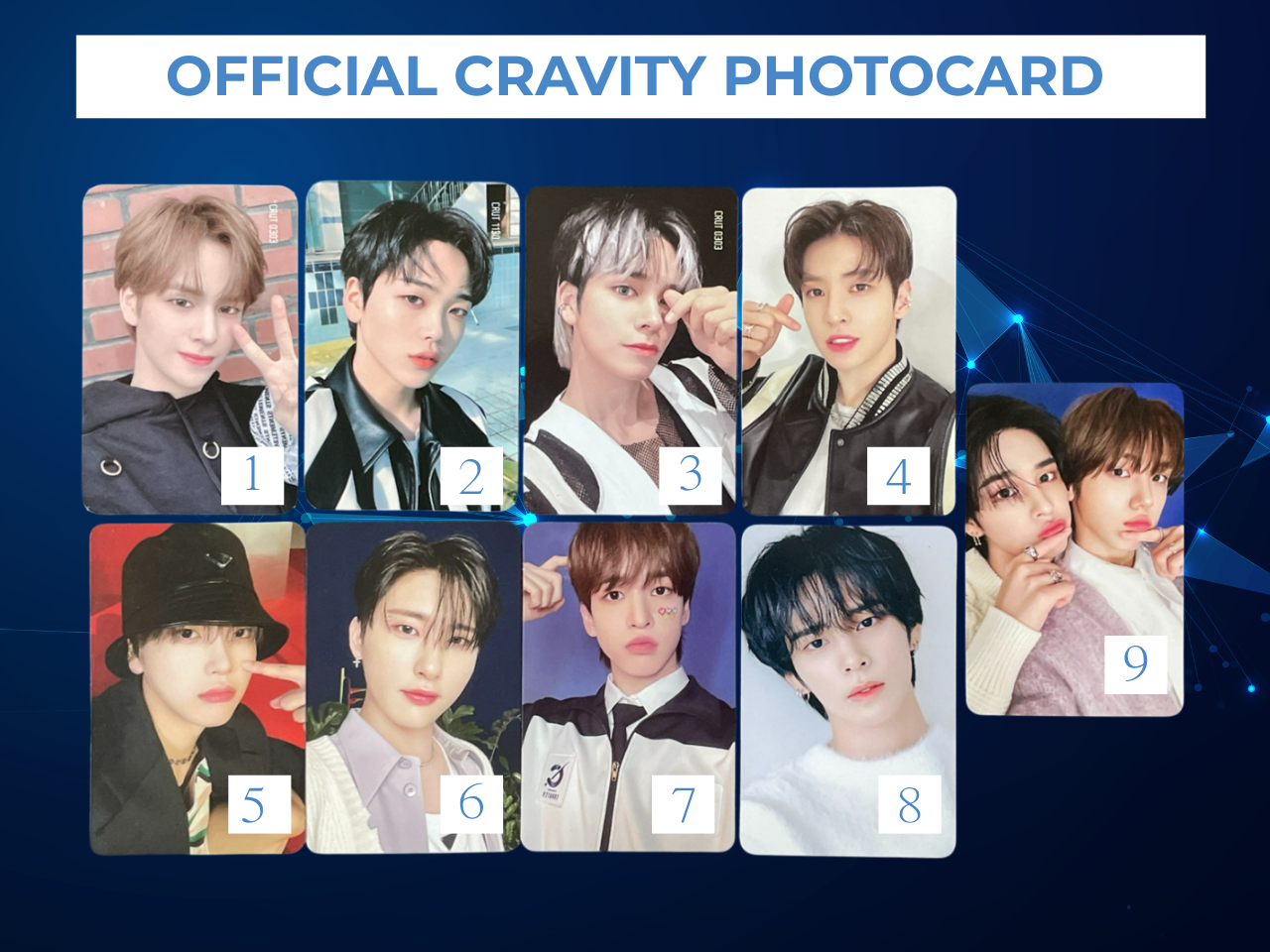 Cravity Official Photocard Set – Postcard + ID Photo (Album Special Edition)