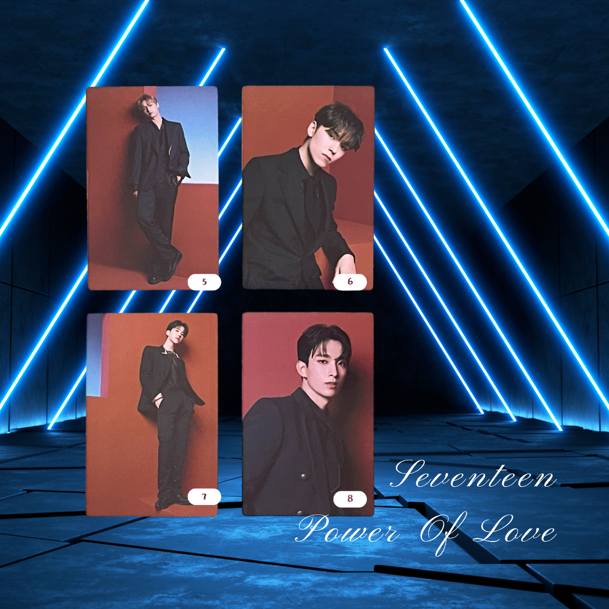SEVENTEEN Official Photocard Set – Power of Love (Album + Trading Card / 2021)