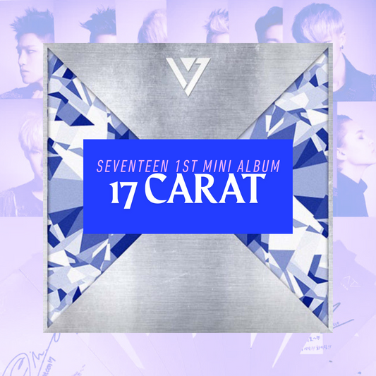 SEVENTEEN 1st Mini Album 17 CARAT (CD + Photobook + Photocard) – Sealed
