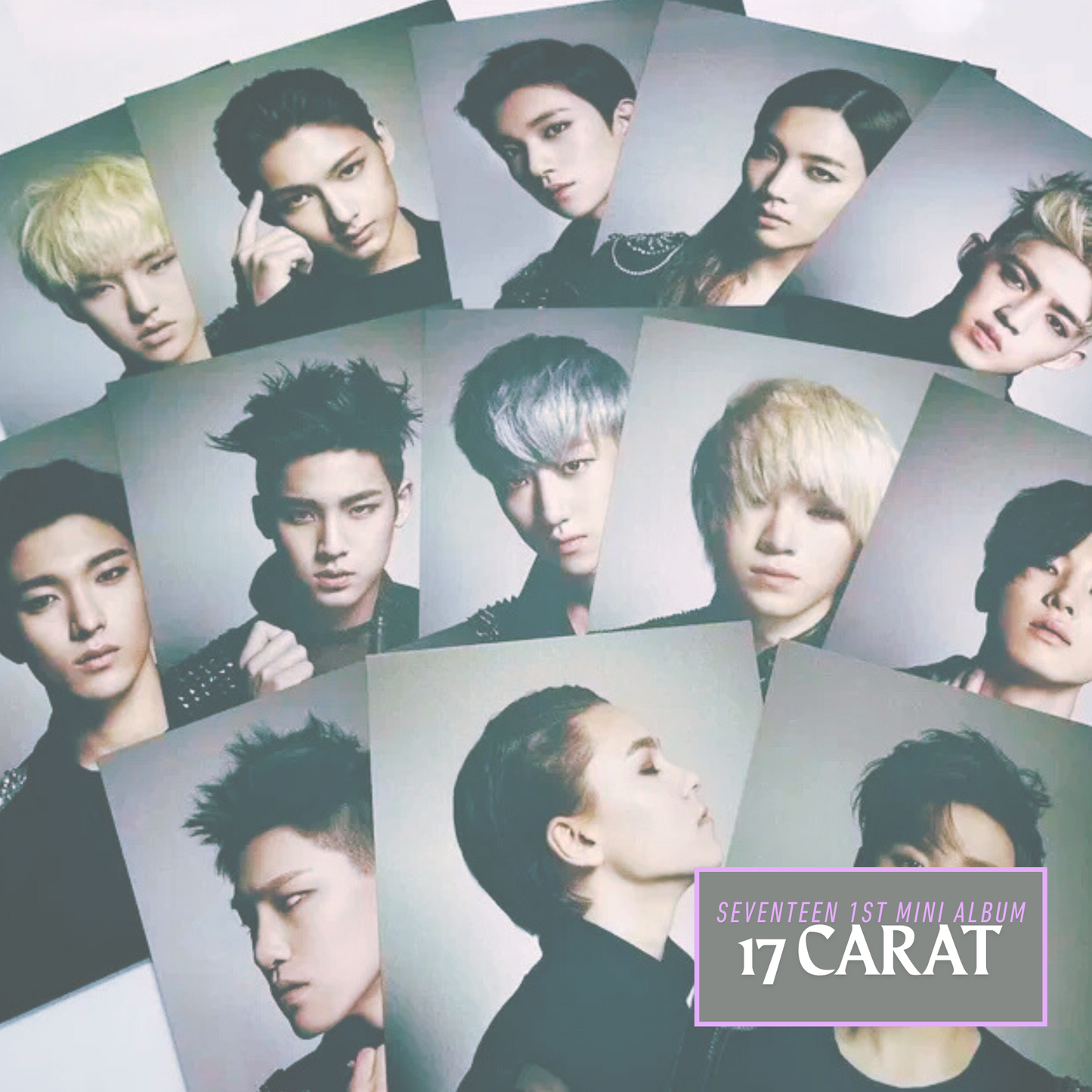 SEVENTEEN 1st Mini Album 17 CARAT (CD + Photobook + Photocard) – Sealed