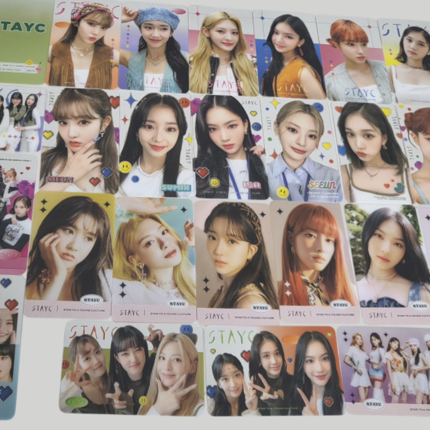 K-pop Transparent Photocard Bundle – I DLE OH MY GILR NMIXX ITZY IVE IU STAYC| Plastic K-pop Cards Set
