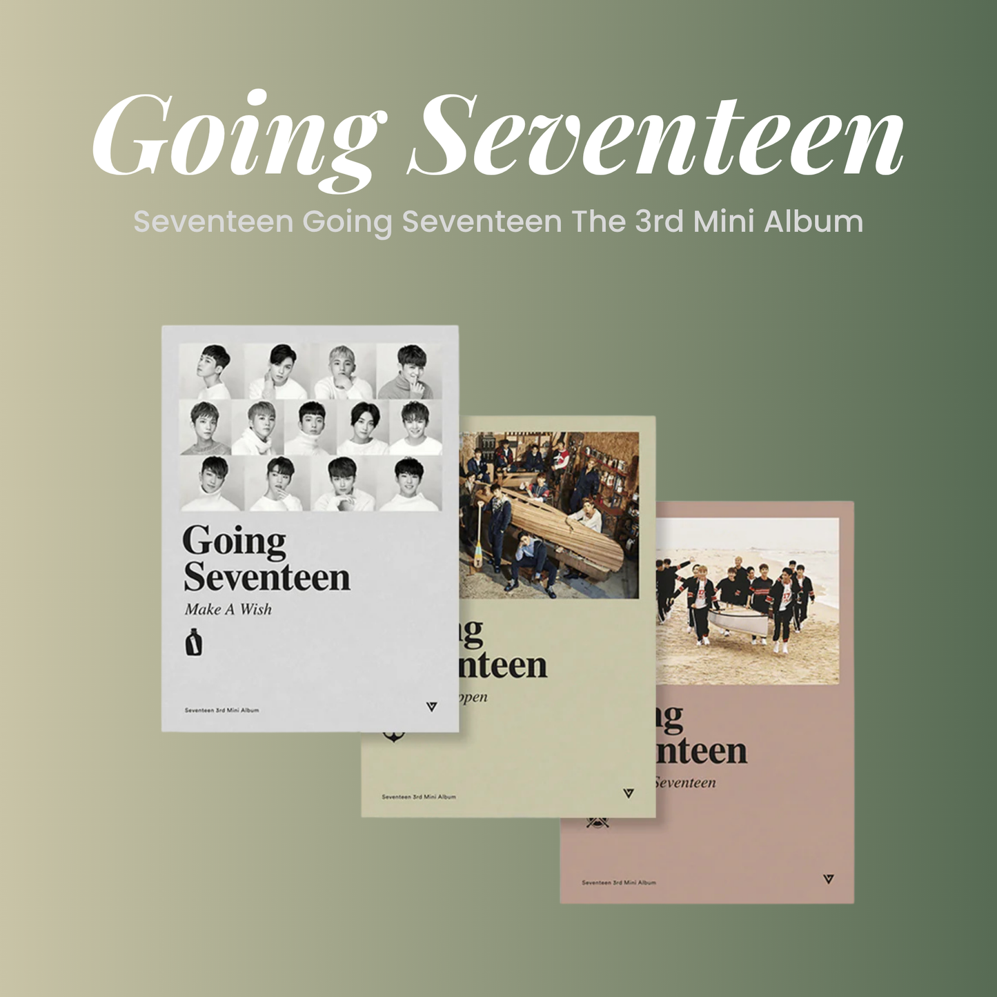 SEVENTEEN 3rd Mini Album Going Seventeen (Random / Sealed)